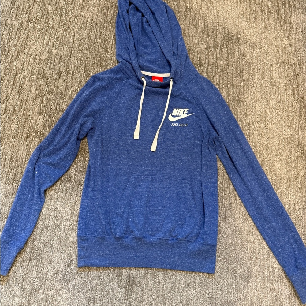 Nike Women's Blue Hoodie Sweater